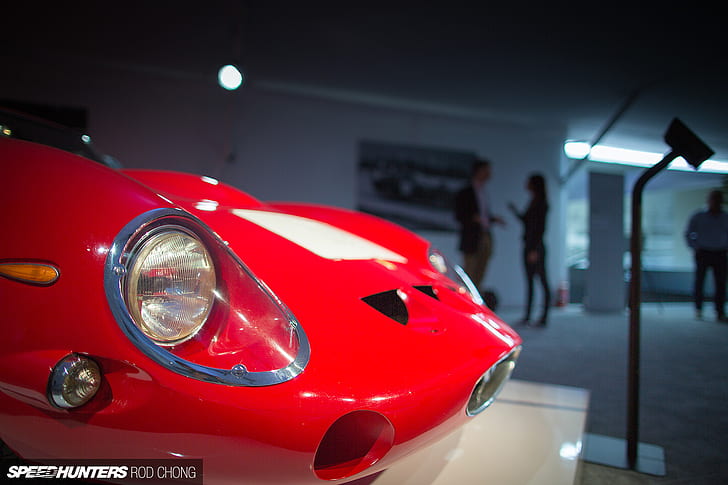 Ferrari Classic Car Classic Headlight HD, red vehicle toy, cars, car, classic, ferrari, headlight, HD wallpaper
