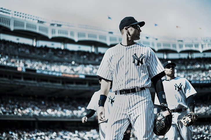 Beisebol, New York Yankees, Derek Jeter, MLB, Liga Principal de Beisebol, HD papel de parede