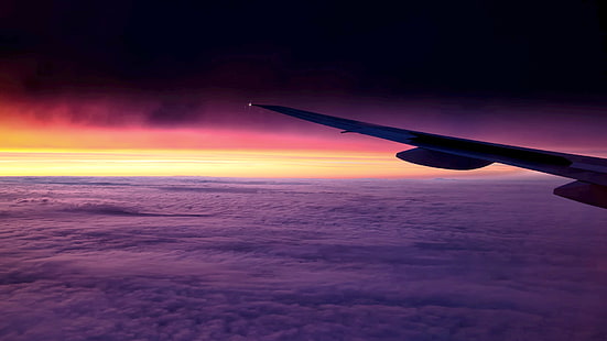левый самолет, крыло, небо, облака, полёт, природа, самолёт, фон, обои, крыло, путешествие, небо, широкоэкранные, самолет, полноэкранные, HD wallpapers, путешествия, HD обои HD wallpaper
