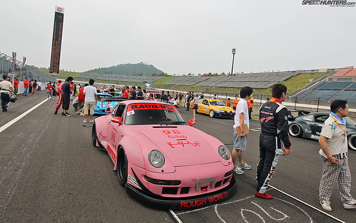 Porsche Pink Rauh-Welt HD, автомобили, порше, розовый, рант, раух, HD обои