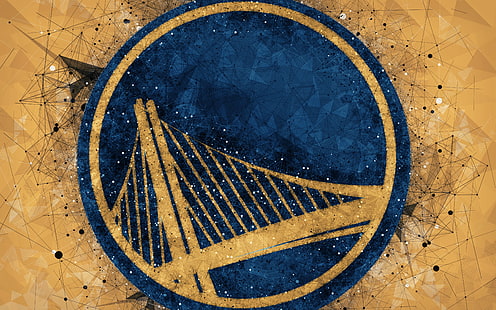Баскетбол, Golden State Warriors, лого, НБА, HD тапет HD wallpaper