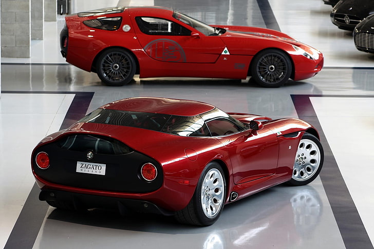 alfa romeo tz3 stradale coupe, car, HD wallpaper