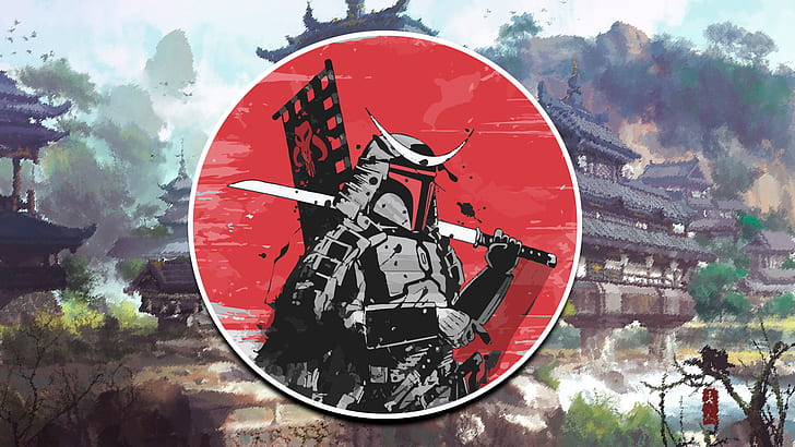 samurai, Japan, japansk konst, Feodal Japan, kultur Japan, HD tapet