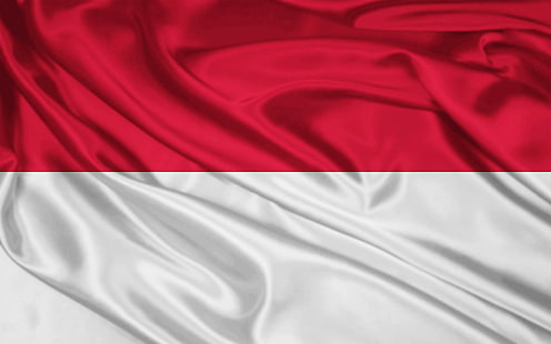 Monaco-Flagge, Flagge, Rot und Weiß, Monaco-Flagge, Flagge, Rot und Weiß, HD-Hintergrundbild HD wallpaper