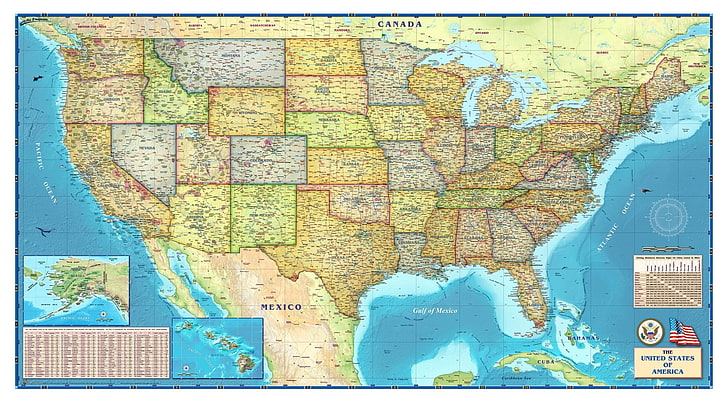 기타, 미국지도,지도, 미국, 미국지도, 미국지도, HD 배경 화면