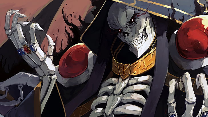 Anime, Overlord, Ainz Ooal Gown, Tapety HD