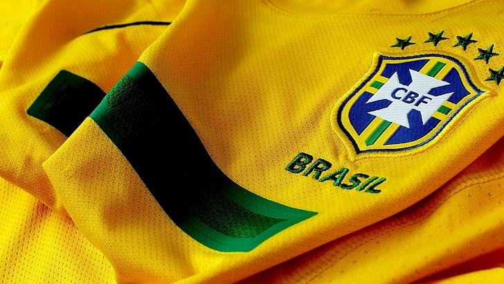 Brazil, sports jerseys, HD wallpaper