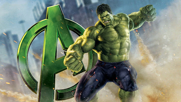 Vengadores, Hulk, 4K, Fondo de pantalla HD