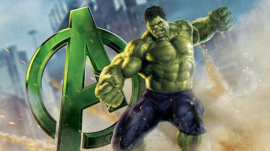 Pembalas, Hulk, 4K, Wallpaper HD HD wallpaper
