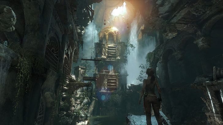 Fond d'écran Tomb Raider, Rise of the Tomb Raider, Tomb Raider, Lara Croft, jeux vidéo, Fond d'écran HD