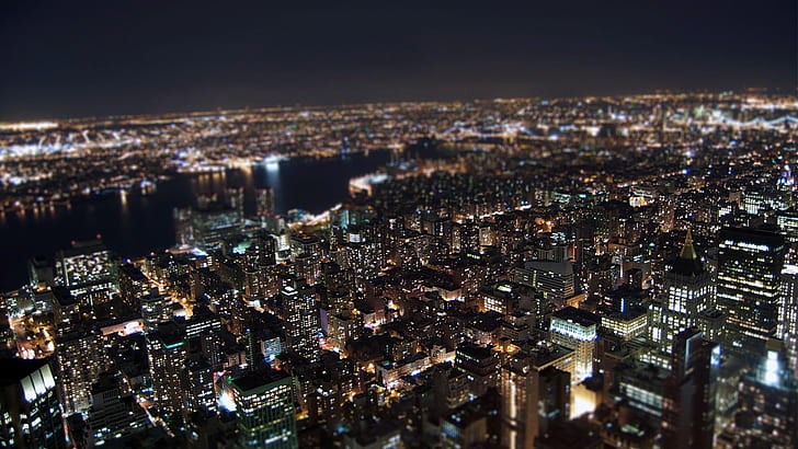 New York Night HD, nuevo, nueva york, noche, york, Fondo de pantalla HD