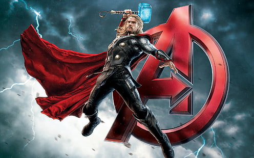 The Avengers Fantasy Warrior Thor Super Hero Poster Ultra Hd 4k Wallpaper 2880×1800, HD wallpaper HD wallpaper