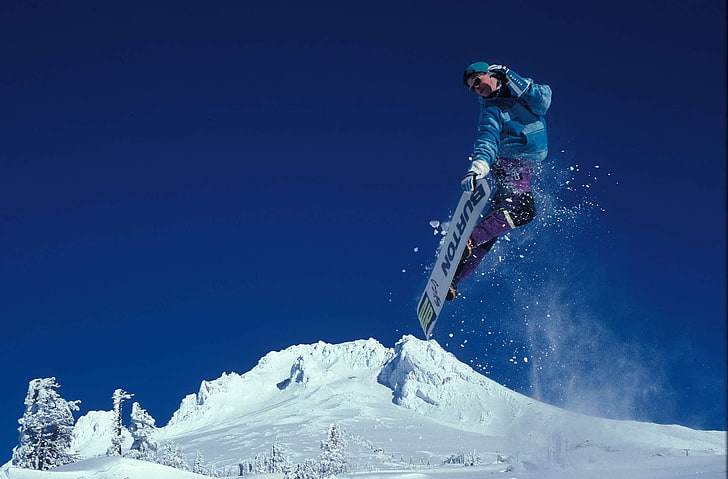 aksi, petualangan, dingin, kesenangan, gunung, di luar ruangan, resor ski, ski, salju, snowboard, snowboarder, snowboarding, olahraga, musim dingin, Wallpaper HD