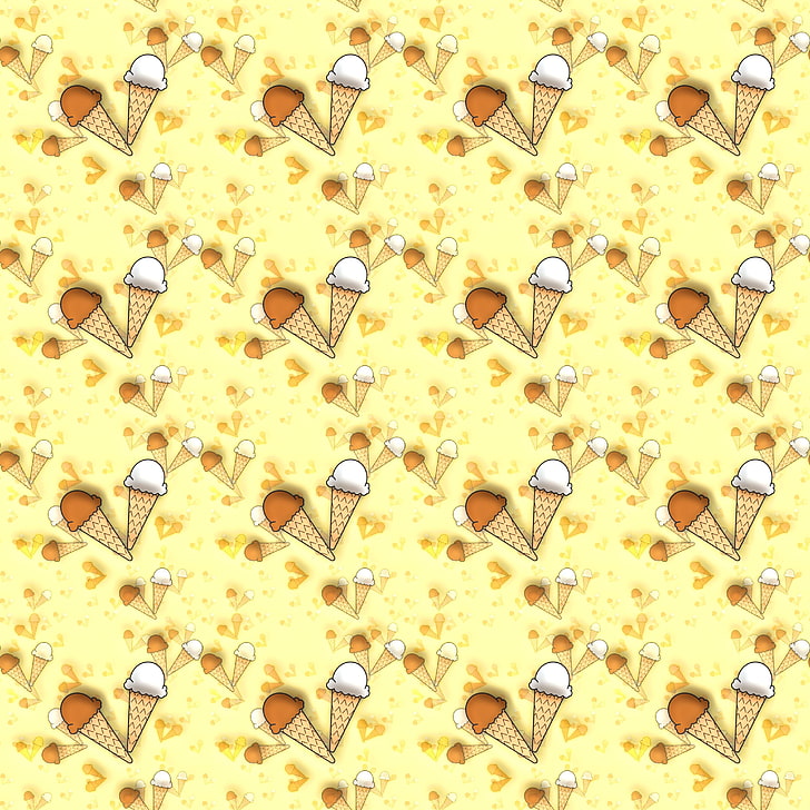 pattern, texture, ice cream, HD wallpaper