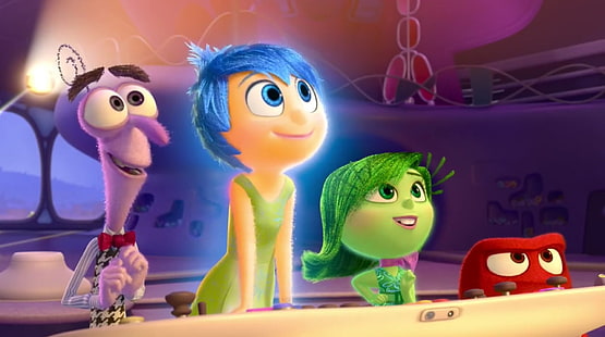 Film, Inside Out, Rabbia (Inside Out), Disgusto (Inside Out), Paura (Inside Out), Gioia (Inside Out), Sfondo HD HD wallpaper