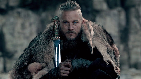 Vikingos Ragnar Lodbrok, Vikingos, Vikingos (serie de televisión), Ragnar Lodbrok, Travis Fimmel, Fondo de pantalla HD HD wallpaper
