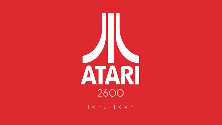 Кредитна карта Home Depot Store, Atari, видео игри, лого, червен, червен фон, HD тапет