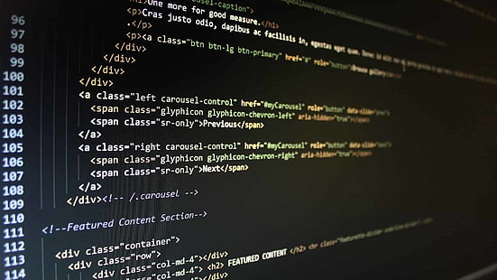 شاشة مسطحة ، تمييز بناء الجملة ، كود ، HTML ، CSS ، كمبيوتر ، بكسل ، شاشة كمبيوتر، خلفية HD HD wallpaper