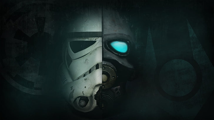 Star Wars Storm Troopers digital wallpaper, Star Wars, stormtrooper, Half-Life, HD wallpaper