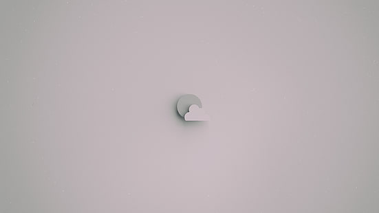 белый декор стен, минимализм, простой фон, HD обои HD wallpaper