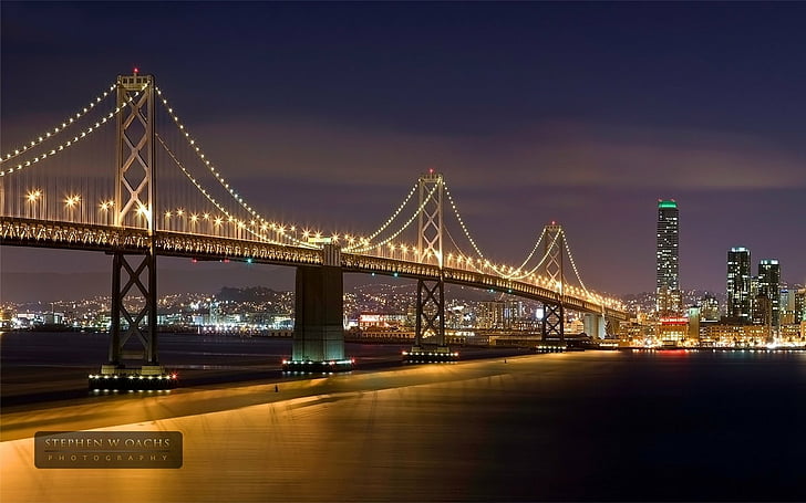 Bridges, Bay Bridge, HD wallpaper