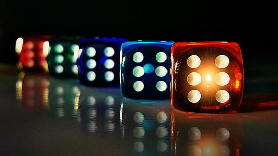 transparent, dice, dices, gambling, dice game, tabletop game, HD wallpaper HD wallpaper
