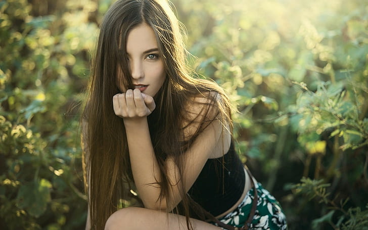 Beautiful Girl, Model, Outdoors, Nature, beautiful girl, model, outdoors, nature, HD wallpaper