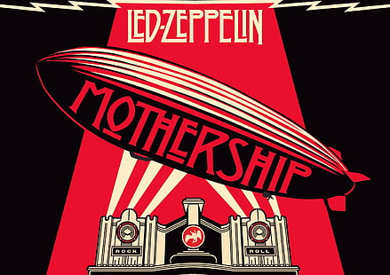 Обложка альбома Led Zeppelin Mothership, группа (музыка), Led Zeppelin, обложка альбома, хард-рок, HD обои HD wallpaper
