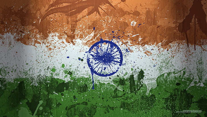 Drapeau, drapeau de l'Inde, drapeau, drapeau de l'Inde, Fond d'écran HD