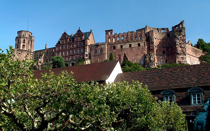 Kastil, Kastil Heidelberg, Wallpaper HD