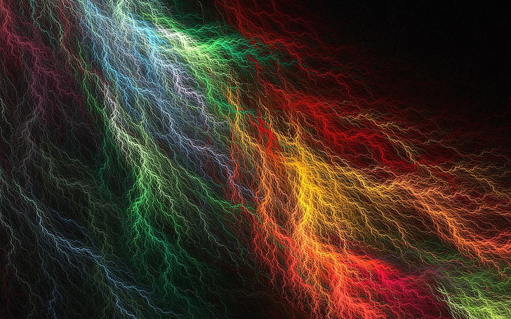 assorted-color lightning wallpaper, abstraction, background, zipper, colorful, flashes, HD wallpaper
