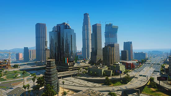 Los Santos, Los Angeles, NaturalVision entwickelt, Grand Theft Auto, Grand Theft Auto V, Grafikredux, PC-Spiele, GTA 6, HD-Hintergrundbild HD wallpaper