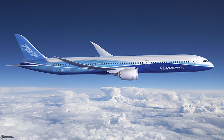 787, avion, boeing, civil, comercial, dreamliner, HD wallpaper