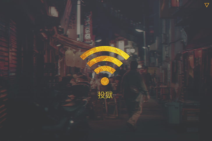 Logo Wi-Fi, wifi, simbol, Wallpaper HD