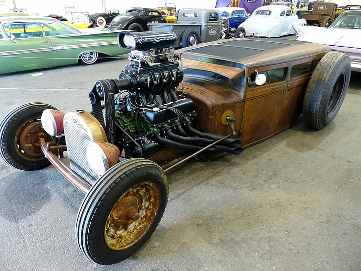 1928, ford, modela, rat, rod, usa, Sfondo HD