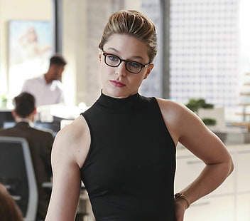 ТВ-шоу, Supergirl, очки, Кара Данверс, Мелисса Бенуа, HD обои HD wallpaper