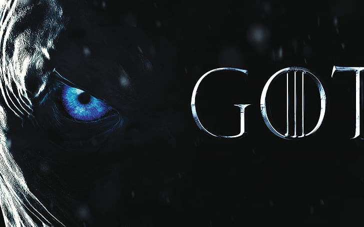 Game of Thrones, notte, occhi, occhi blu, Sfondo HD