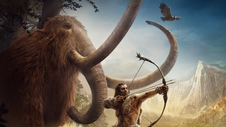 Mammoth, 5K, Far Cry, Primal, Wallpaper HD