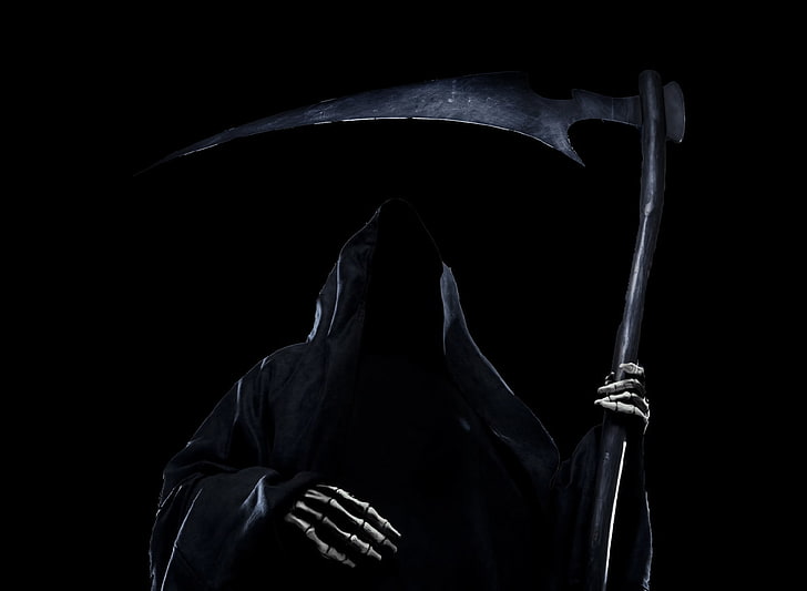 Grim Reaper, scythe, HD wallpaper