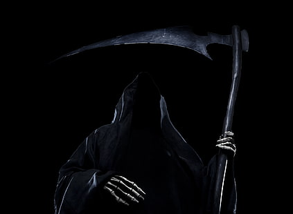 Grim Reaper, falce, Sfondo HD HD wallpaper
