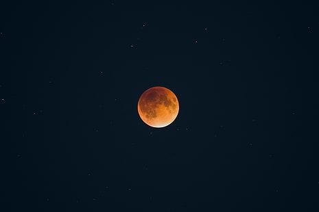 red Moon, Lunar Eclipse, Moon, 4K, HD wallpaper HD wallpaper