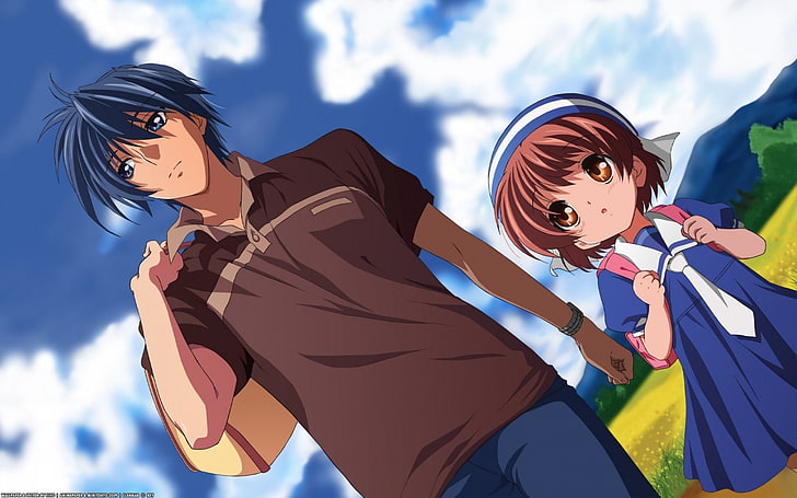 Clannad, Anime Boys, Krawatte, Anime, Anime Girls, HD-Hintergrundbild