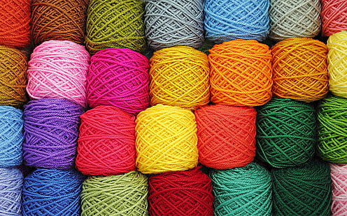 assorted-color threads, background, texture, colorful, balls, diversity, yarn, wallpaper., threads, tanov, color, shades, collected, HD wallpaper HD wallpaper