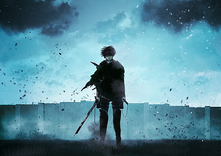 Angriff der Titanen Levi Ackerman, Anime, Angriff auf Titan, Levi Ackerman, HD-Hintergrundbild HD wallpaper