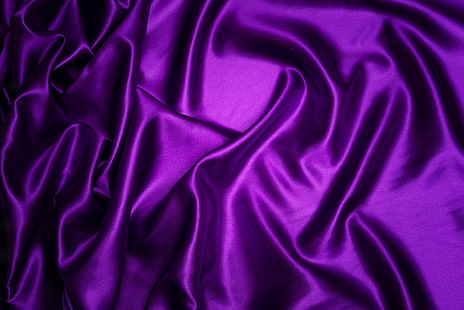 púrpura, fondo, seda, tela, pliegues, textura, Fondo de pantalla HD HD wallpaper