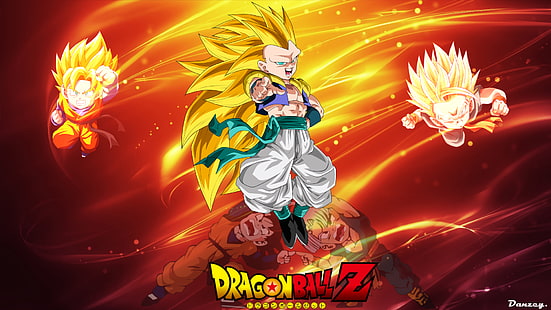 Dragon Ball Z, Gotenks, animado, Son Goten, Trunks (personaggio), Sfondo HD HD wallpaper