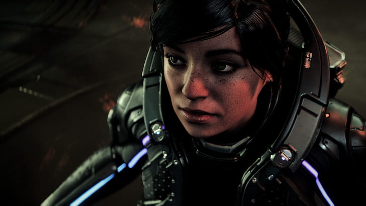 Райдер, Pathfinder, Сара Райдер, Mass Effect, Масс-эффект: Андромеда, Bioware, HD обои