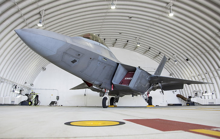avião militar, veículo, avião, Lockheed, F-22 Raptor, Lockheed Martin, HD papel de parede