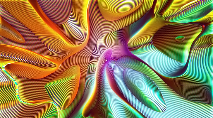 Wormhole Artwork, Artistic, Abstract, Colorful, Design, Iridescent, Artwork, Motion, Wormhole, Psychedelic, Gateway, 3DArt, HD wallpaper