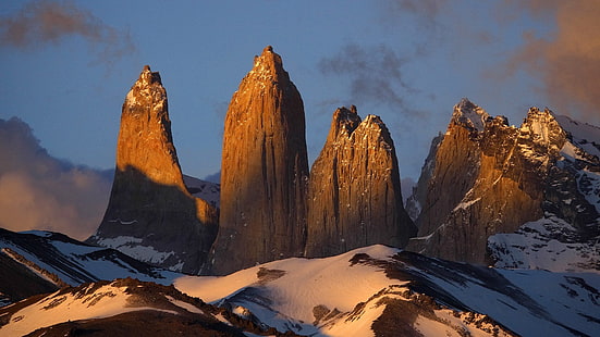 chile, national, paine, park, torres, HD wallpaper HD wallpaper